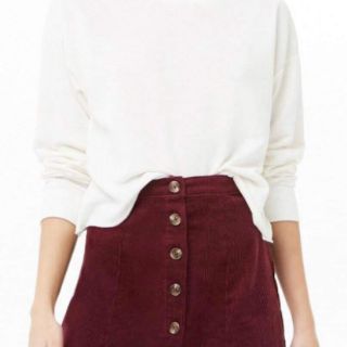 Chân váy nhung F21