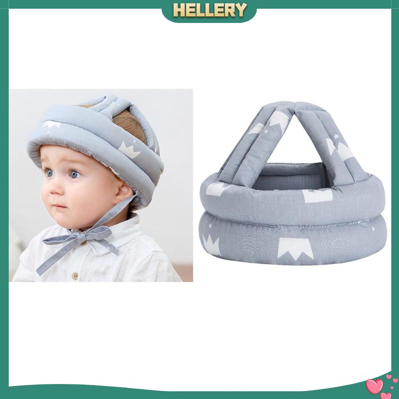 Mũ Trùm Đầu 40-53cm Chất Liệu Cotton Bảo Vệ An Toàn Cho Bé Tập Đi