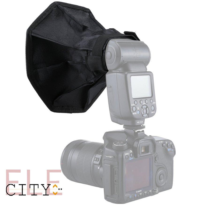 Bộ khuếch tán ánh sáng đèn flash mềm phong cách OC có thể gập lại softbox cỡ 20cm