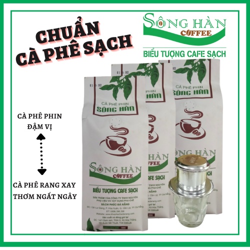 CÀ PHÊ SẠCH PHA PHIN CÀ PHÊ HẠT RANG THƯƠNG HIỆU SÔNG HÀN 250G - ĐẶC SẢN ĐÀ NẴNG