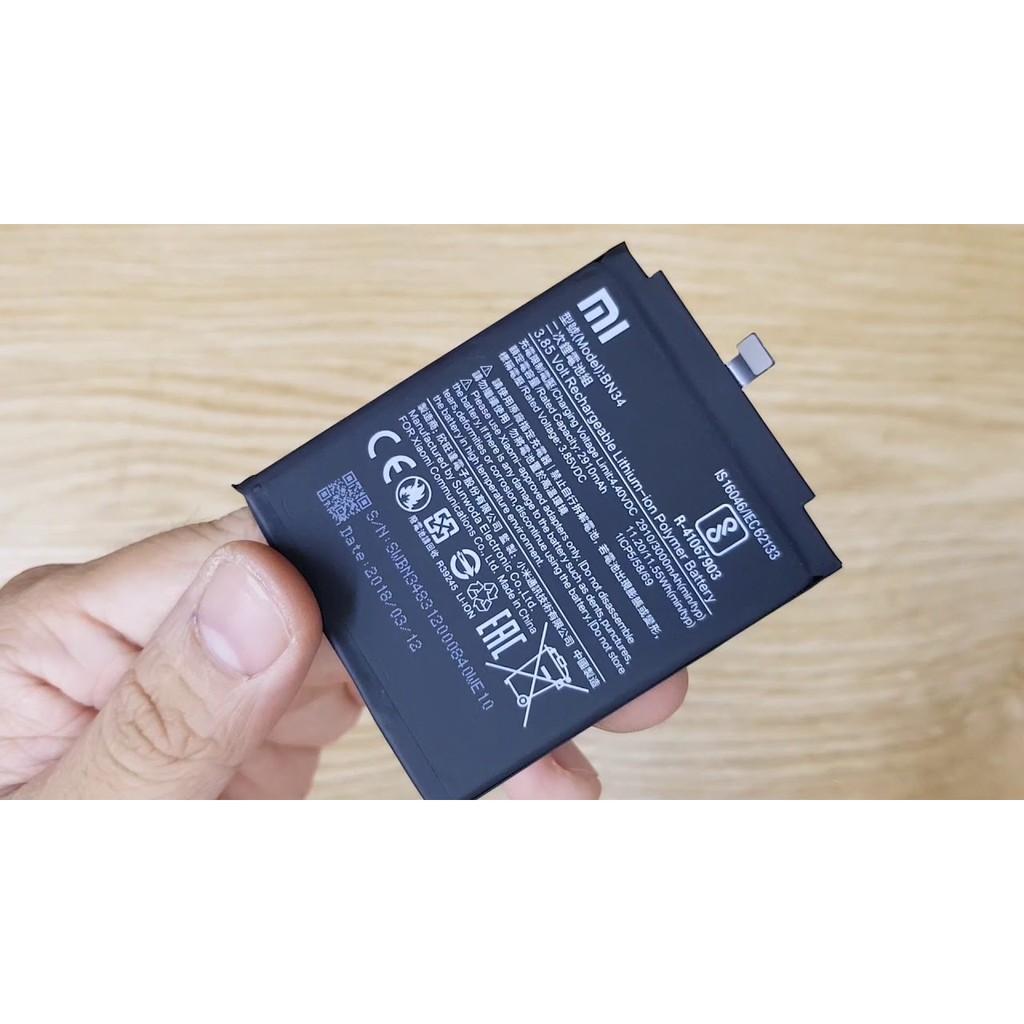 Pin Xiaomi Redmi 5A M5A BN34 2910mAh xịn 100% Chính Hãng / Giá Rẻ