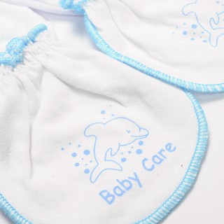 Combo 5 Bao tay chân cotton trắng Nanio