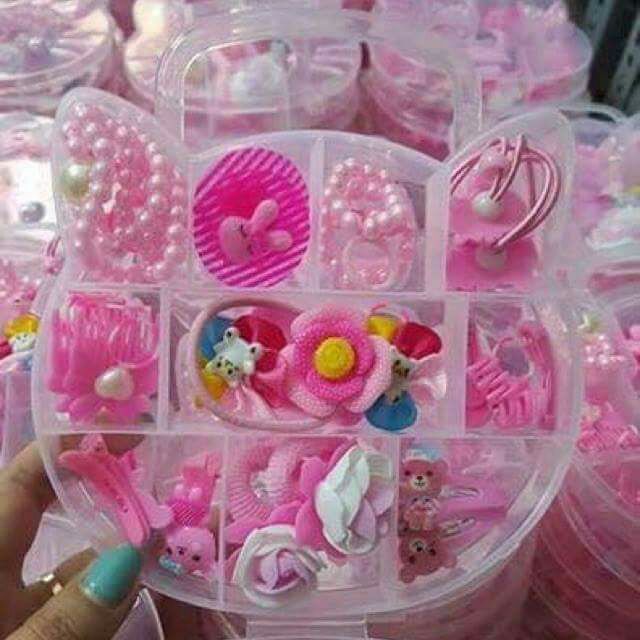 set hộp phụ kiện cho bé kitty