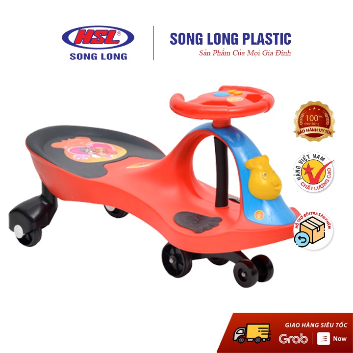 Xe lắc trẻ em có nhạc không tựa - 1258 - Song Long Plastic