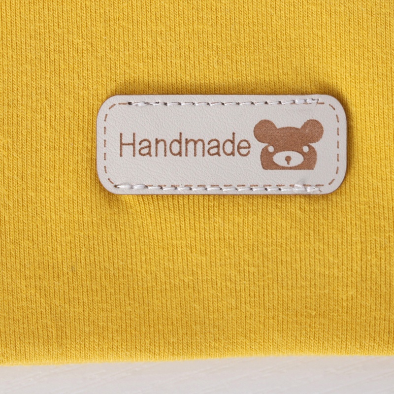 Mũ Beanie Cotton Màu Trơn Co Giãn Đính Tai Gấu Dễ Thương Cho Bé Sơ Sinh 0-6 Tháng Tuổi