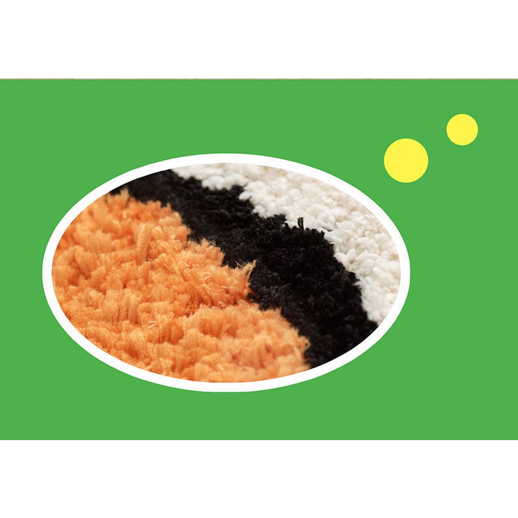 Cute Tiger Pattern Velvet Carpet 40*60cm