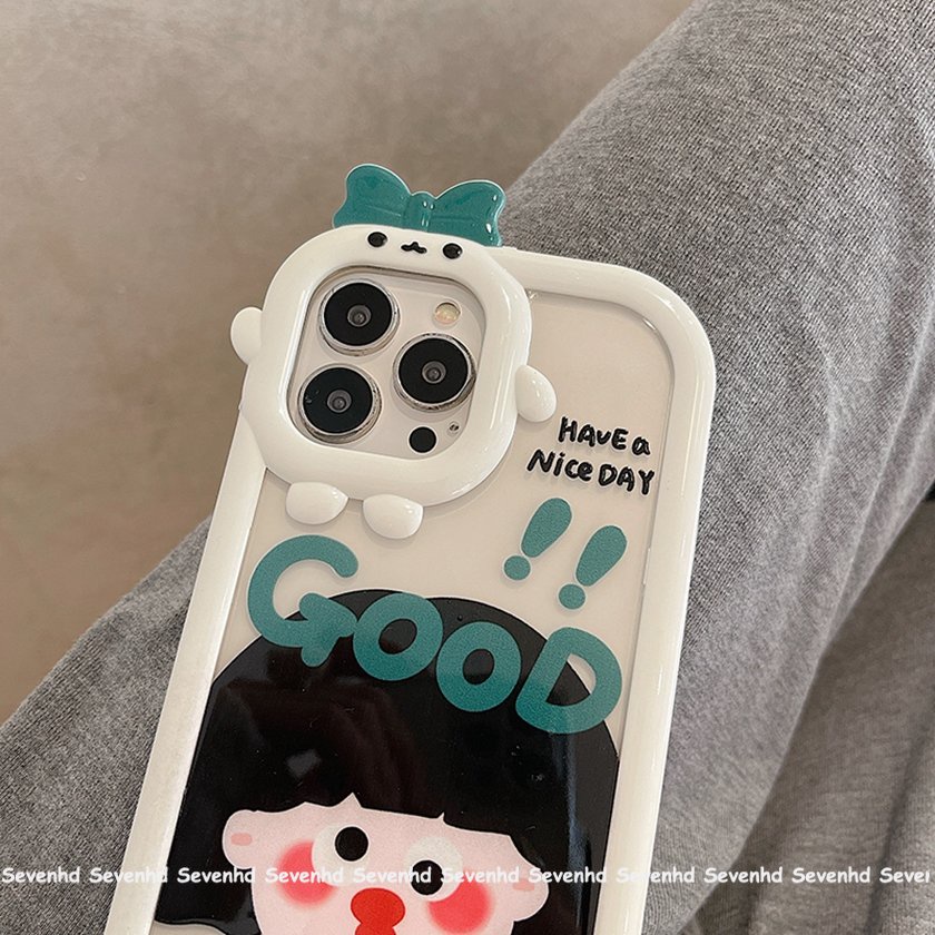 Ốp Điện Thoại Mềm Hình Quái Vật Nhỏ Vui Nhộn Cho iPhone 14 13 12 11 Pro Max Xs Max Xr X 7 8 6 6s Plus