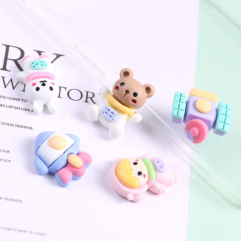 Nhãn Dán Trang Trí Tủ Lạnh Hình Phi Hành Gia Hoạt Hình Đáng Yêu DIY