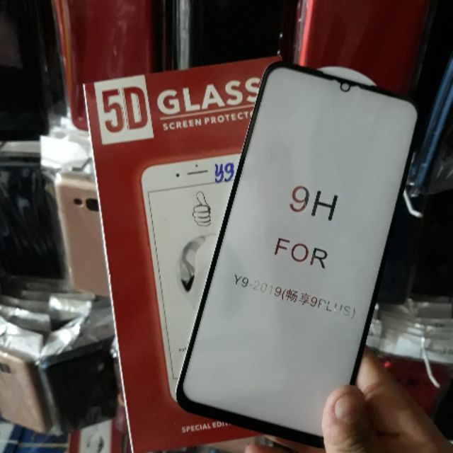 Kính cường lực 5D xịn huawei Y9 2019 Full keo màn hình tốt nhất