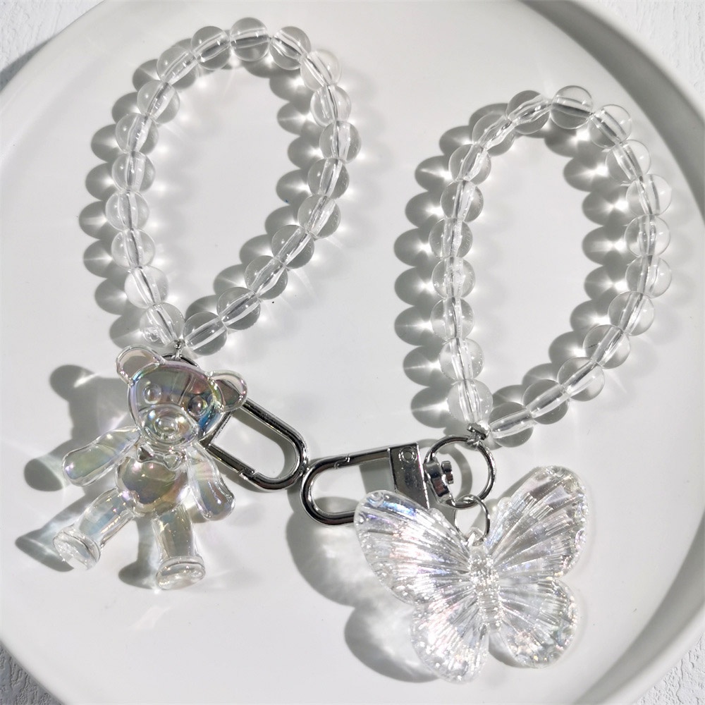 Vỏ Bảo Vệ Hộp Sạc Tai Nghe Inpods Hình Gấu Hoạt Hình Kèm Móc Khóa