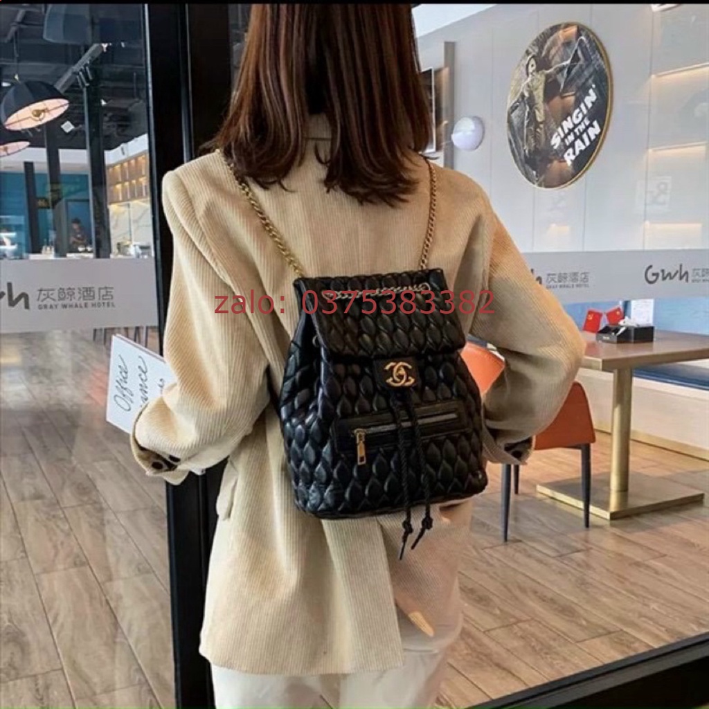 balo nữ trần trám tag x dây rút Tiểu thư