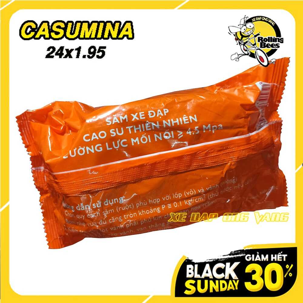 Săm, Ruột xe đạp 24x1.95/2.125) Chính hãng Casumina AV32L