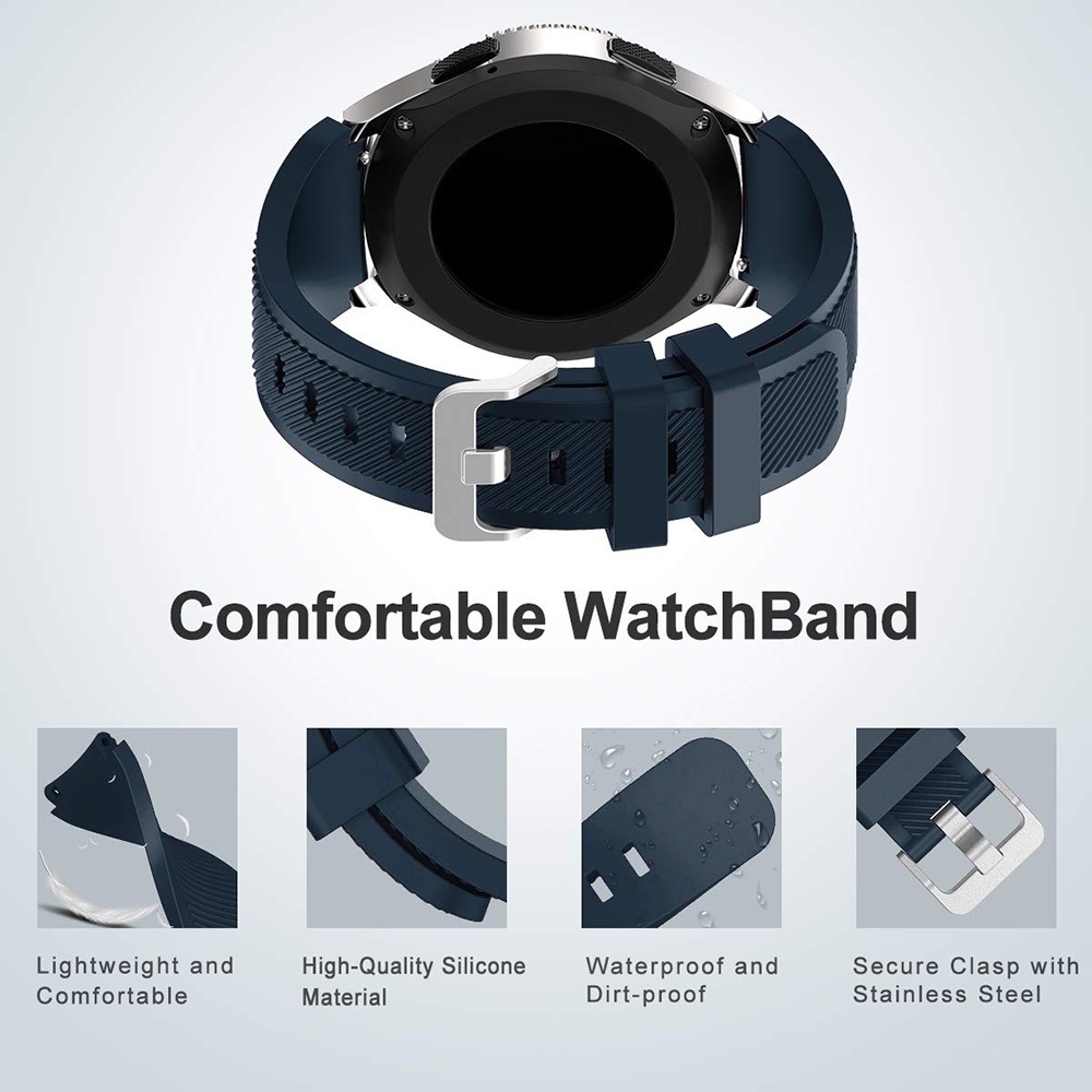 Dây Đeo 22Mm Cho Đồng Hồ Samsung Galaxy Watch 46Mm Gear S3 Frontier Amazfit Bip / Active 22Mm GT 2 / 2e / 3 pro 42Mm