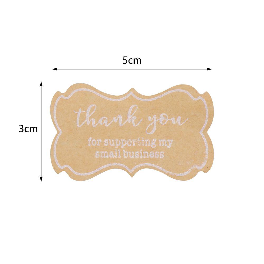 Cuộn 250 Nhãn Dán In Chữ Thank You Dùng Trang Trí Quà Tặng