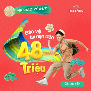 Toàn Quốc [E-Voucher] Prudential - Bảo hiểm tai nạn PRU-Bảo Vệ 24/7 - Gói Cơ bản