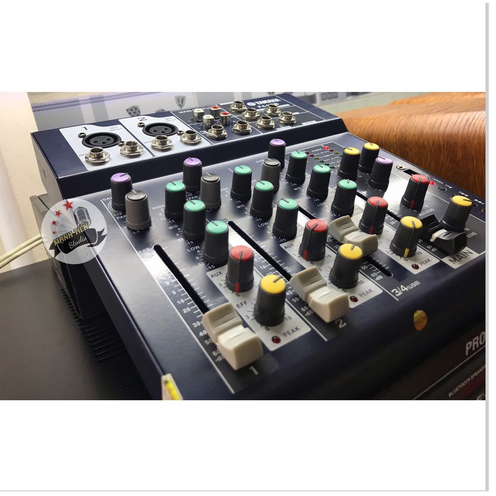 [COMBO GIÁ TỐT] Bàn trộn âm thanh Mixer F4 - Micro thu âm chuyên nghiệp SM8B âm thanh chuẩn phòng thu live stream