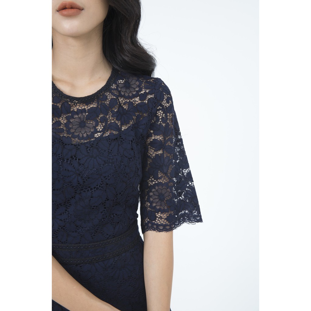 Đầm tay lỡ cổ tròn 2 lớp IVY moda MS 48M4846 | BigBuy360 - bigbuy360.vn