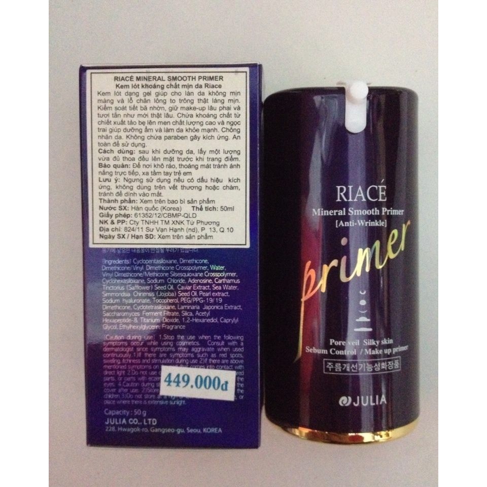 Kem Lót Khoáng Chất Mịn Da RIACE Primer | BigBuy360 - bigbuy360.vn