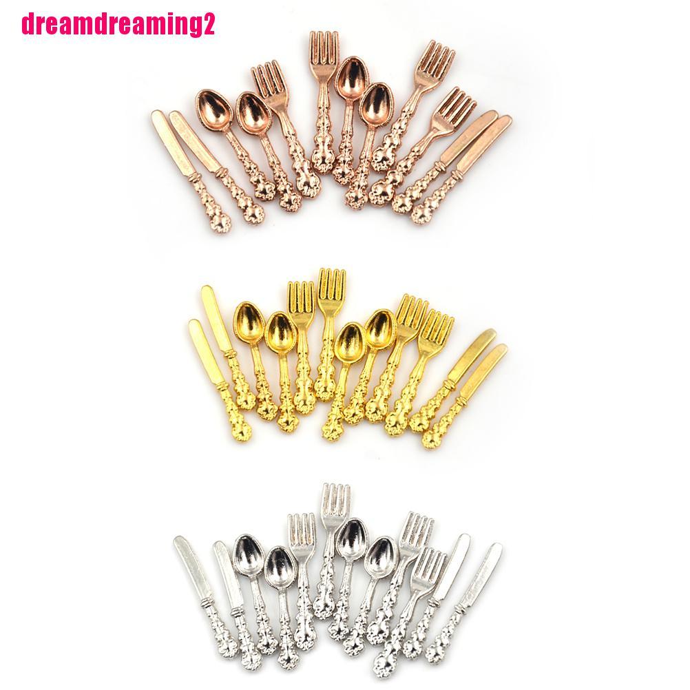 Bộ 12 Mô Hình Đồ Ăn Nhà Bếp Tỉ Lệ 1: 12 Chất Lượng Cao