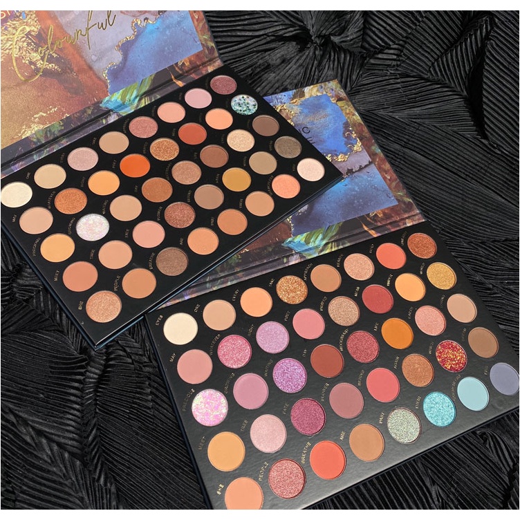 Bảng phấn mắt 40 màu lì và ánh nhũ kết hợp trang điểm mắt khói kháng nước | BigBuy360 - bigbuy360.vn