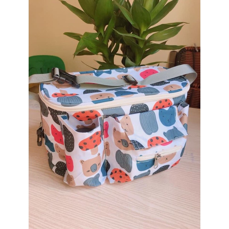 Túi đựng bỉm sữa - treo xe đẩy đa năng