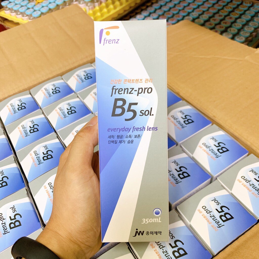 Nước ngâm Kính áp tròng 350ml Hàn Quốc Frenz-pro B5