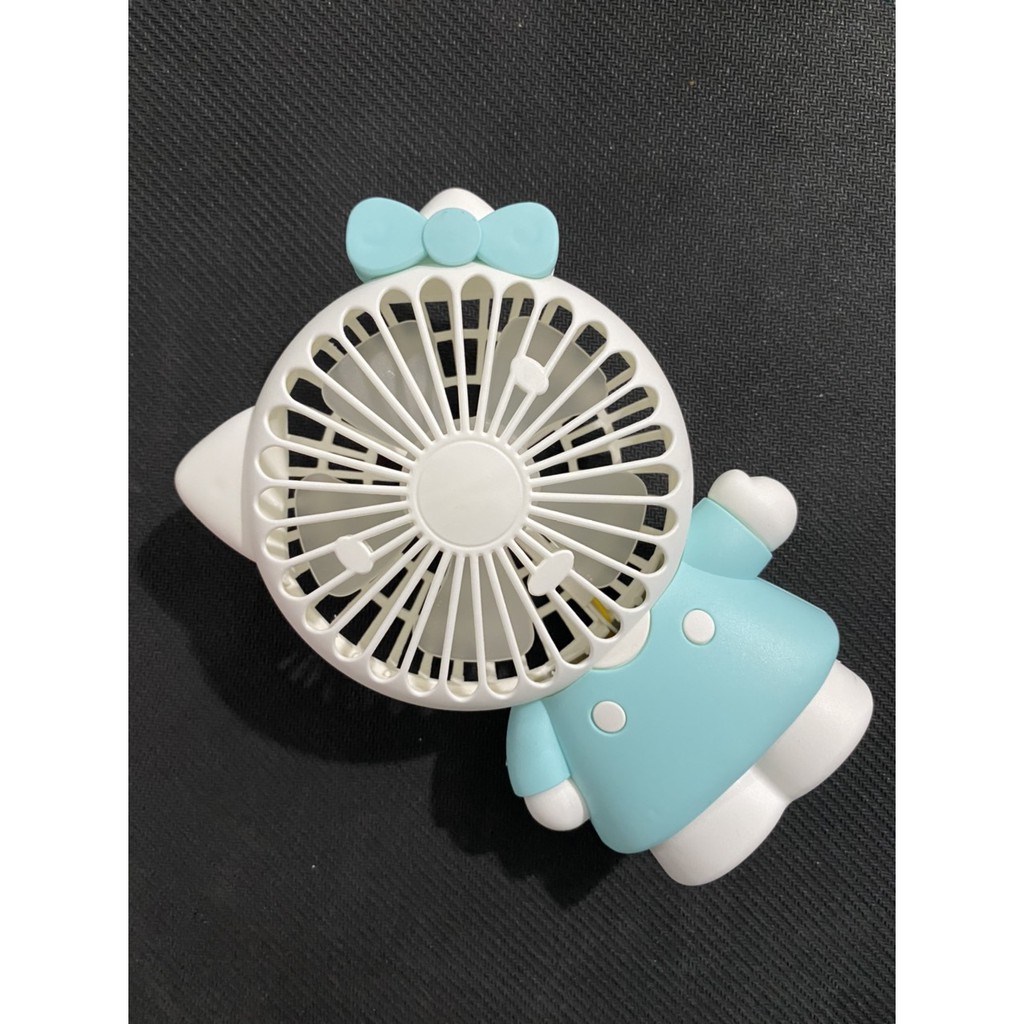 Quạt tích điện để bàn hình hello kitty