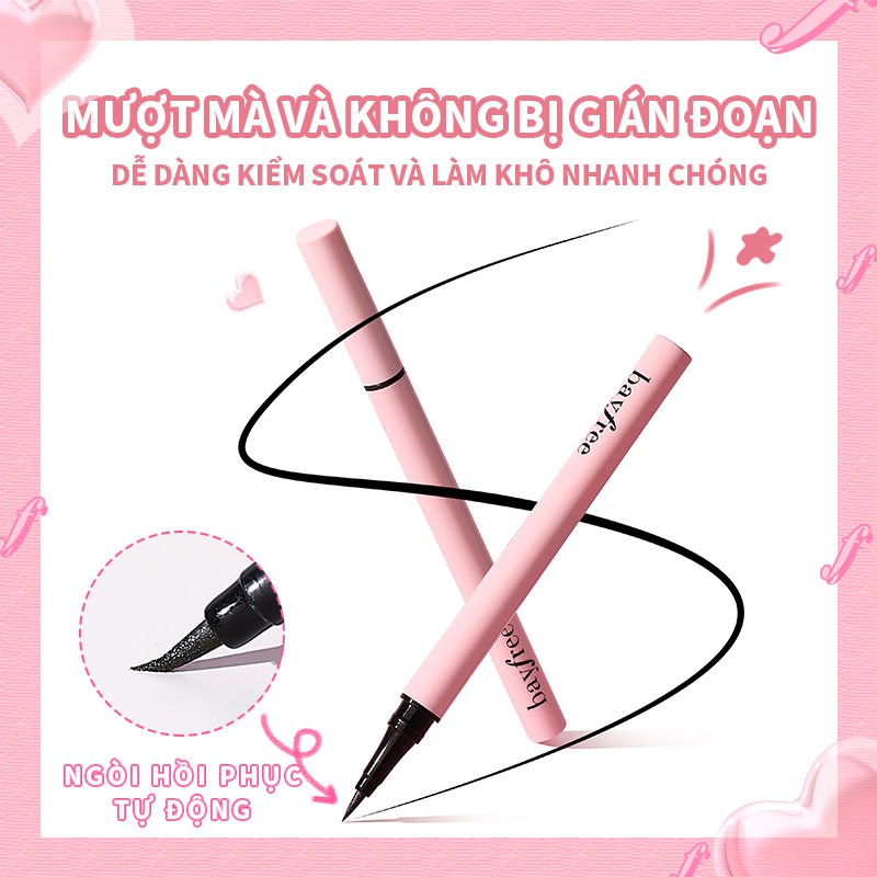 Bayfree bút kẻ mắt dạng lỏng siêu mịn kẻ mắt nước  lâu trôi  nước không trôi 10g