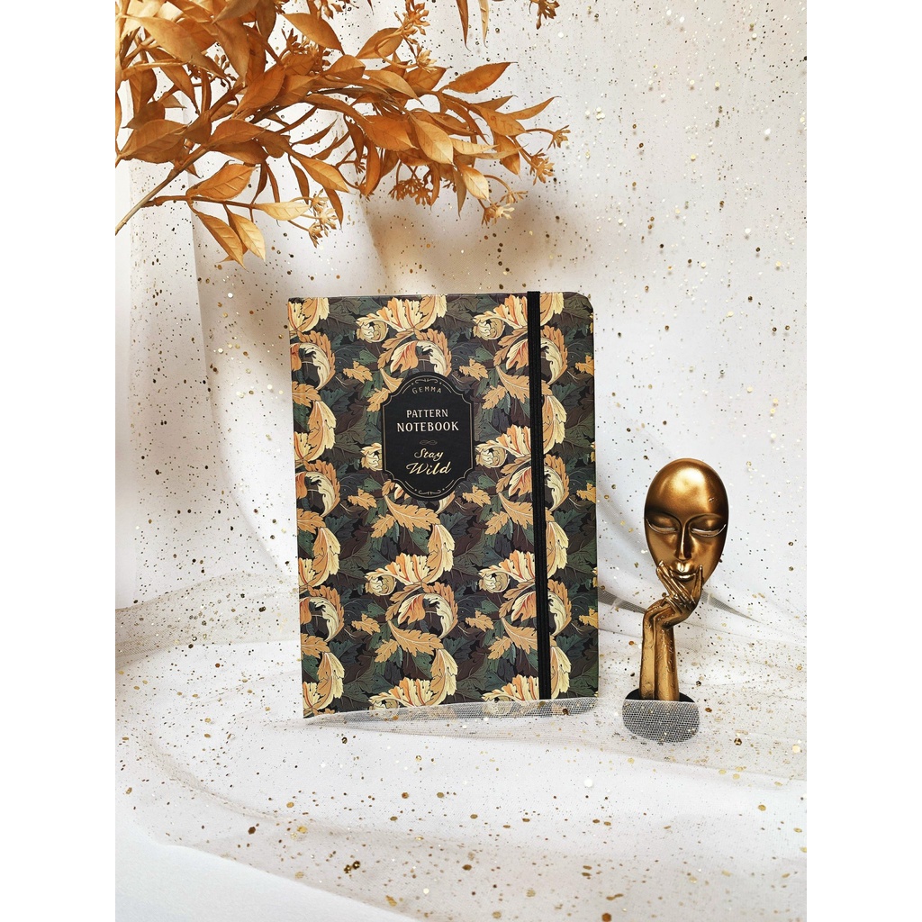 GEMMA NOTEBOOK - Sổ tay bìa cứng A5 - CLIM Lá Vintage
