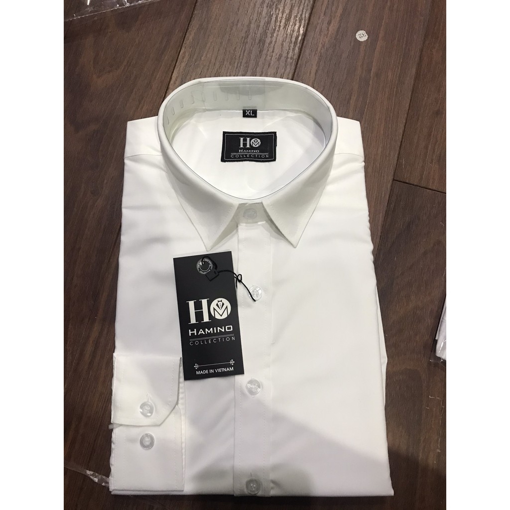 Áo Sơ Mi Nam ❤️𝑭𝑹𝑬𝑬𝑺𝑯𝑰𝑷❤️ Sơ Mi Trắng Dài Tay Dáng Ôm Cao Cấp | BigBuy360 - bigbuy360.vn
