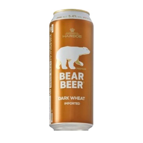 Bia Harboe Bear Beer Dark Wheat 500ml (Lon)