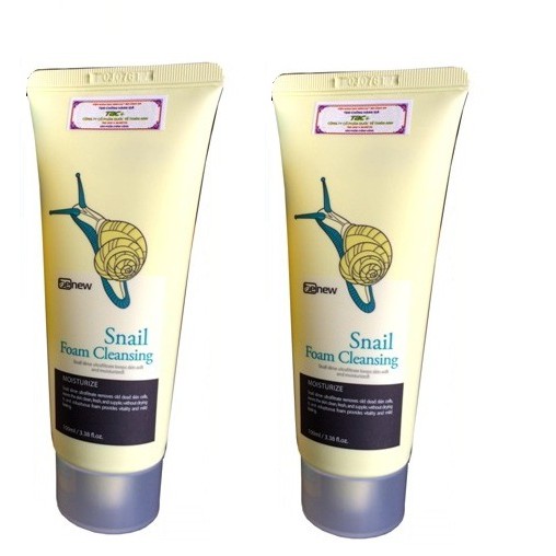 BỘ 2 HỘP- Sữa rửa mặt ốc sên BENEW SNAIL FOAM CLEANSER Hàn quốc 100ml/Hộp