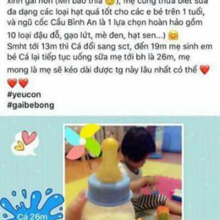 Ngũ cốc lợi sữa cầu bình an