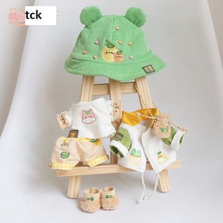 Bộ đồ Rừng cam cho bé doll 15cm 20cm
