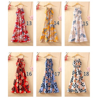 Đầm Voan Hoa Hai Dây Dáng Chữ a Phong Cách Hàn Quốc Dành Cho Nữ