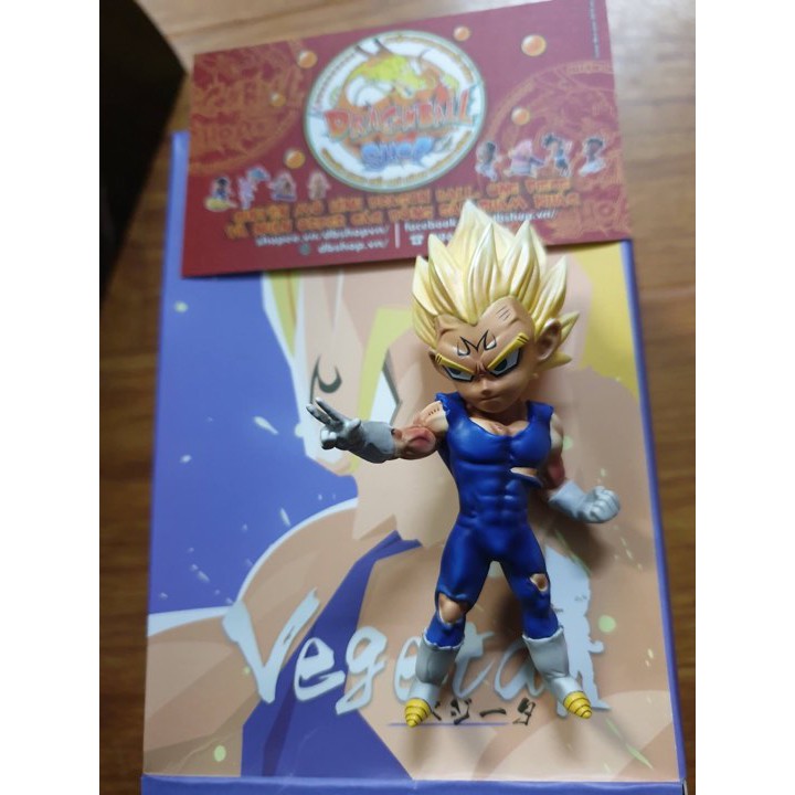 Mô hình Dragonball Resin chính hãng LEAGUE - Goku ssj2 & Vegeta majin WCF
