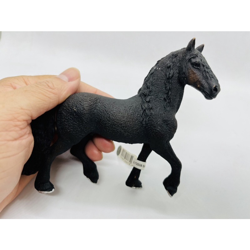 Mô hình động vật , đồ chơi con vật Schleich chính hãng Ngựa Frisian đực 13667 - Schleich House