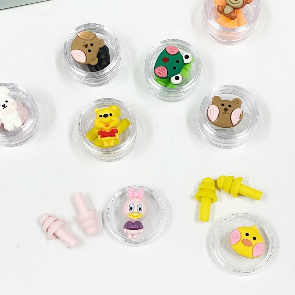 Nút Bịt Tai Hình Thú Cute Chống Tiếng Ồn, Chống Nước, Bảo Vệ Tai Hiệu Quả VC