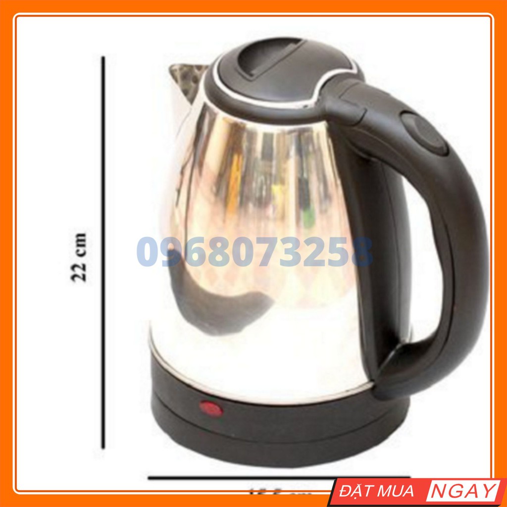 Ấm Siêu Tốc Electric Kettle 1,8 Lít - Ấm Đun Nước Siêu Tốc – Bình Đun Siêu Tốc Inox Cực Nhanh