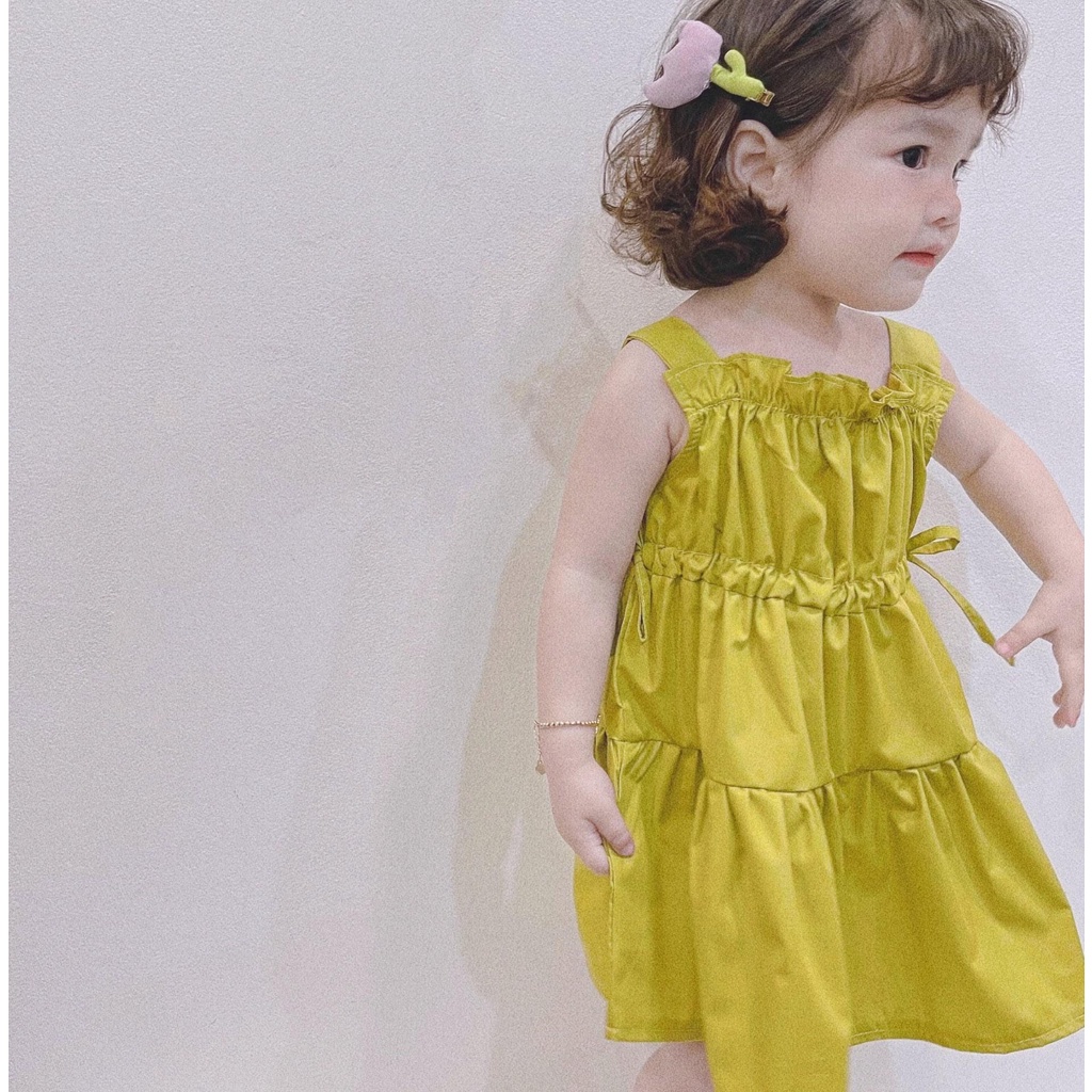 Hot Trend 2022 !! V05 Váy Cho Bé Gái 3 Tầng  2 Màu  Cực Xinh