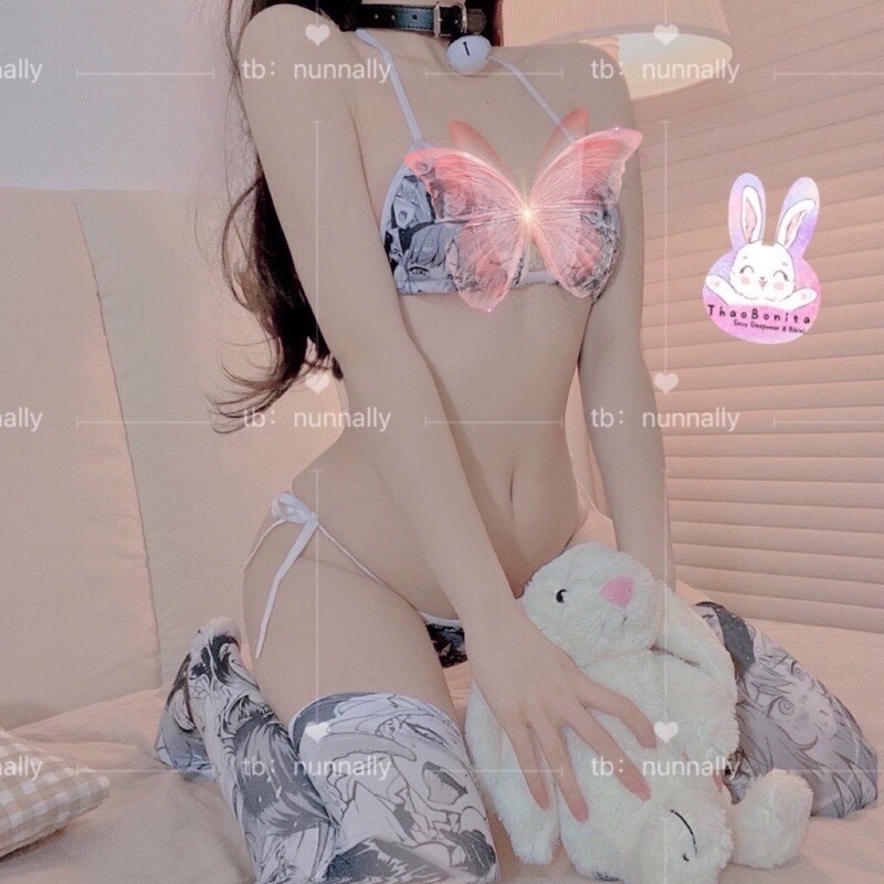 Set đồ lót Anime nhỏ xíu xinh xỉu Ahageo T711 🚀GIAO HOẢ TỐC HCM🚀Thao Bonita