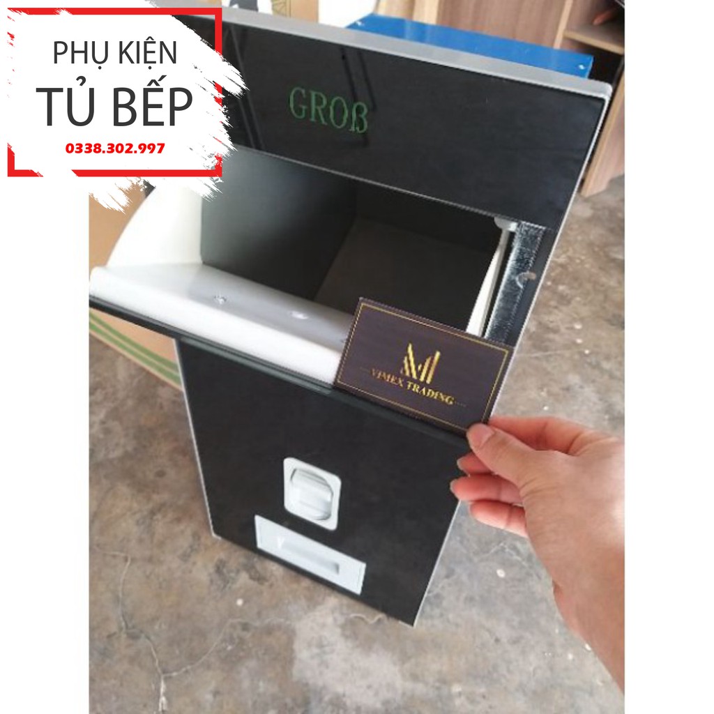 Thùng gạo thông minh, thùng đựng gạo lắp tủ bếp hàng dầy,bảo hành rơi vỡ, khung thép liền khối siêu bền