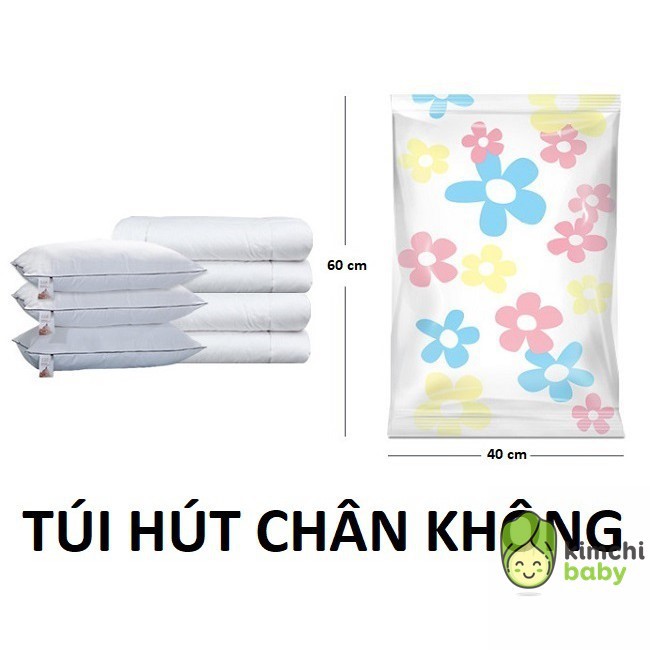 Túi hút chân không bảo quản quần áo chăn màn - Gọn gàng, chống nấm mốc KICHIBA THCK01