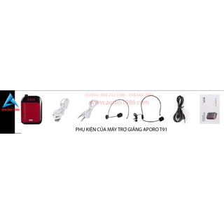 Máy trợ giảng không dây Aporo T9 UHF wireless