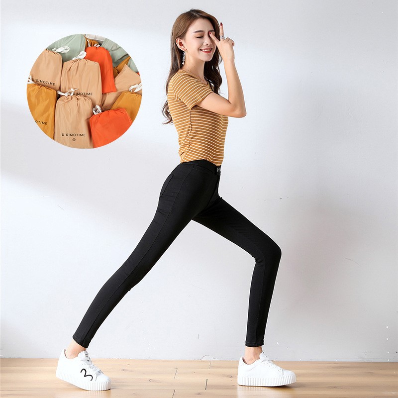 Quần tregging cạp cao chất Umi Hàn hàng Loại 1 chuẩn From đẹp