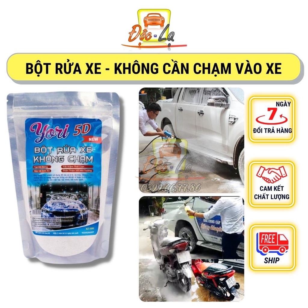 Bột rửa xe không chạm, bọt tuyết không cọ Yori 303 - 0.5kg