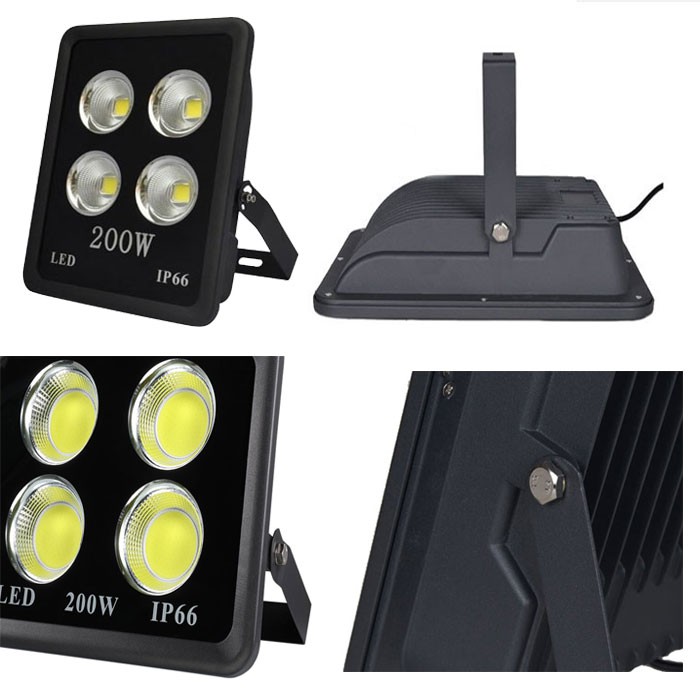 Đèn pha LED chiếu sâu  200W Pha chiếu sân Bóng