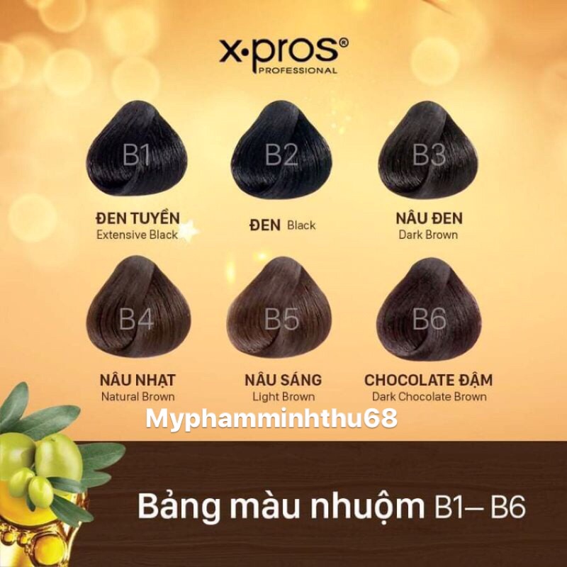Kem nhuộm tóc bền mầu X•Pros