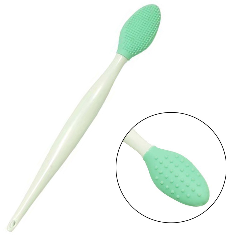 Cọ Silicone Hai Mặt Tẩy Tế Bào Chết Loại Bỏ Mụn Đầu Đen