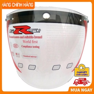 Kính rời gắn mũ bảo hiểm GRS NE-4 màu trắng và màu trà